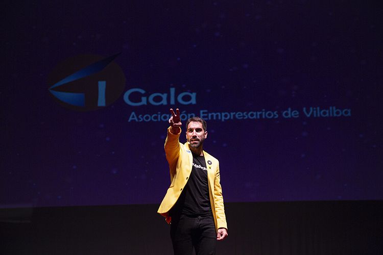 Rafa Durán, amenizando a Gala